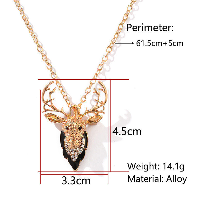 Necklace With Diamond Brooch