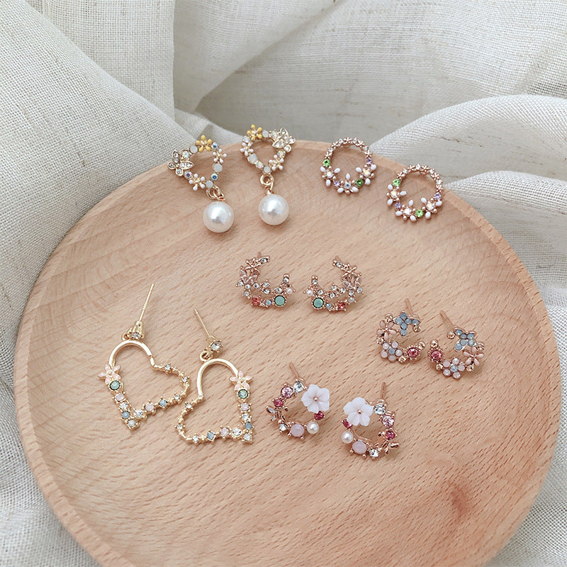 Pearl earrings