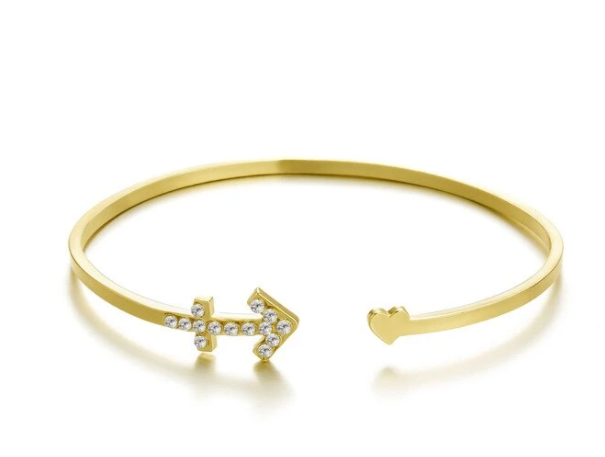 Cross-border Hot Sale Twelve Constellation Paper Card Series Symbol Bangle