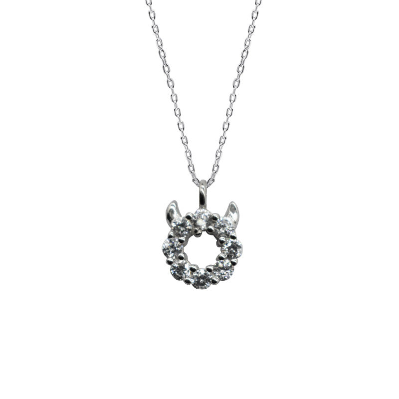 s925 sterling silver little devil necklace