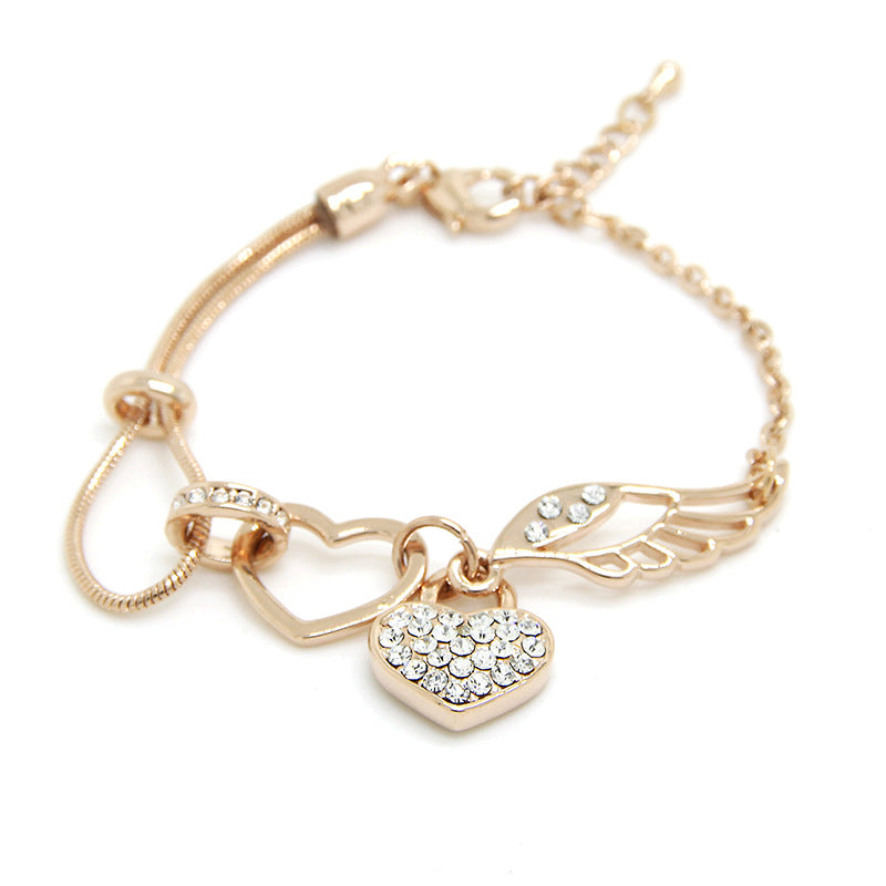 Diamond Wing Bracelet