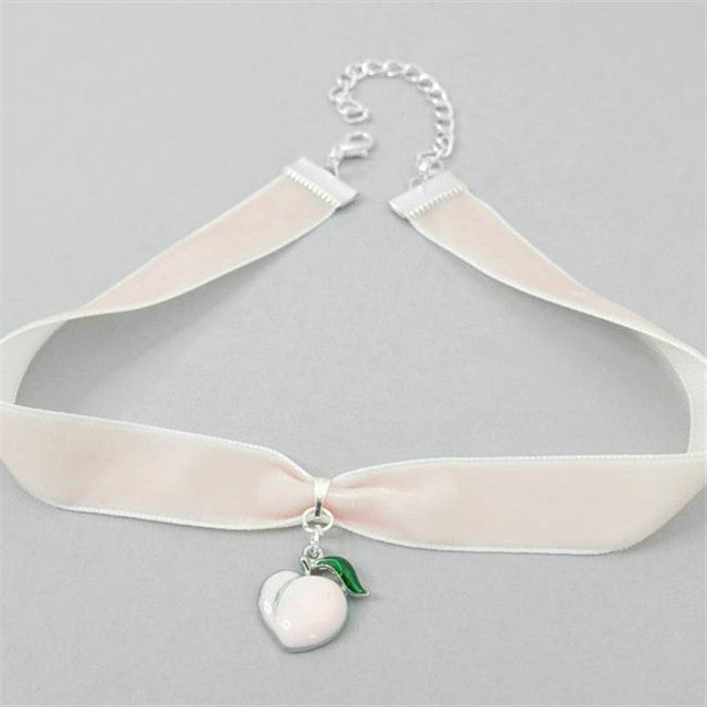 Black Crescent Moon Choker Necklace Gothic Grunge