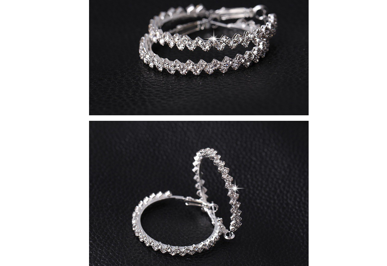 Inner Light Crystal Hoop Earrings
