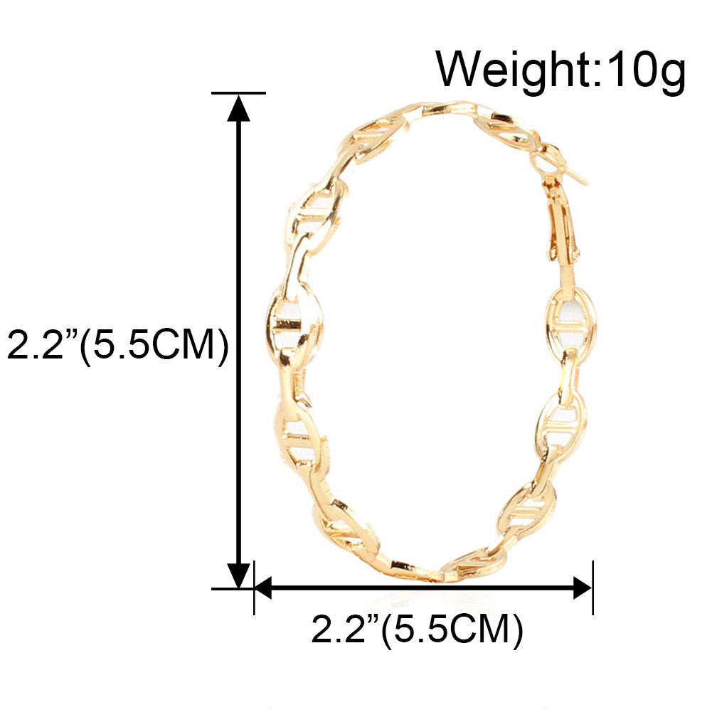 Hoop Earrings European And American  Style Earrings Earrings