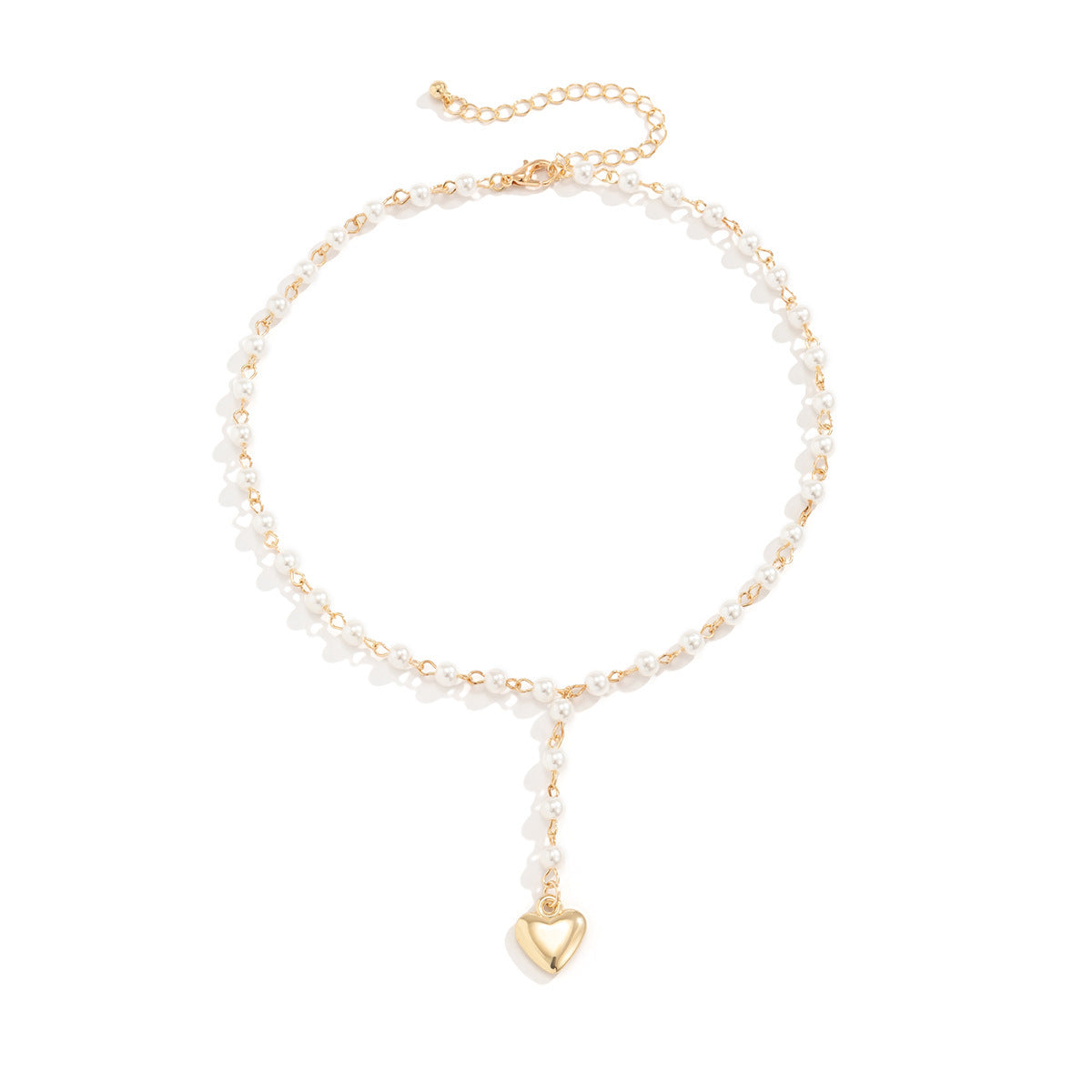 Simple Love Pearl Pendant Necklace