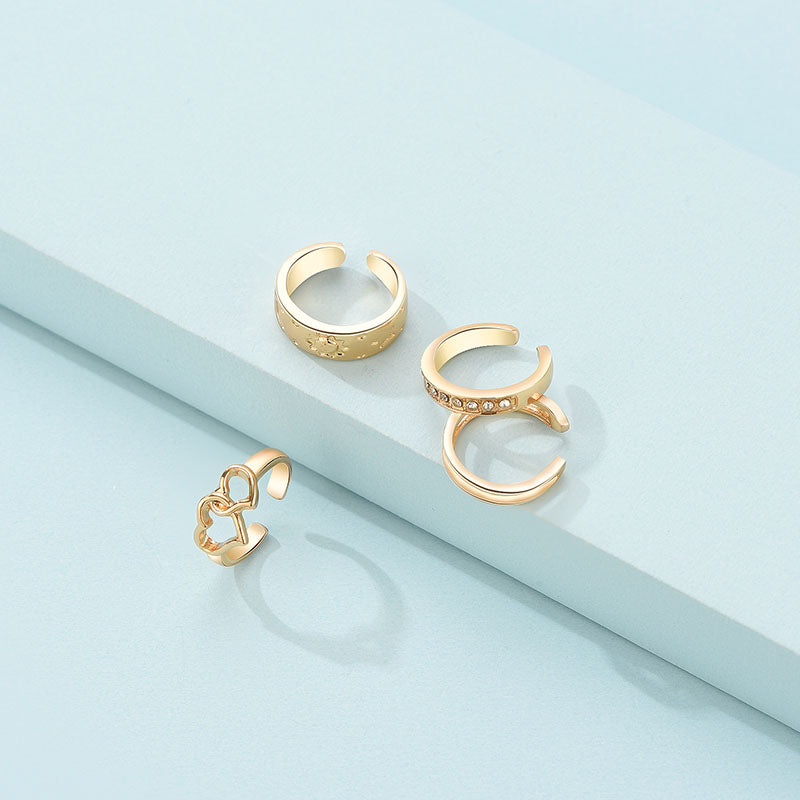 Fashion New Ladies Alloy Ring Alloy Ring Set