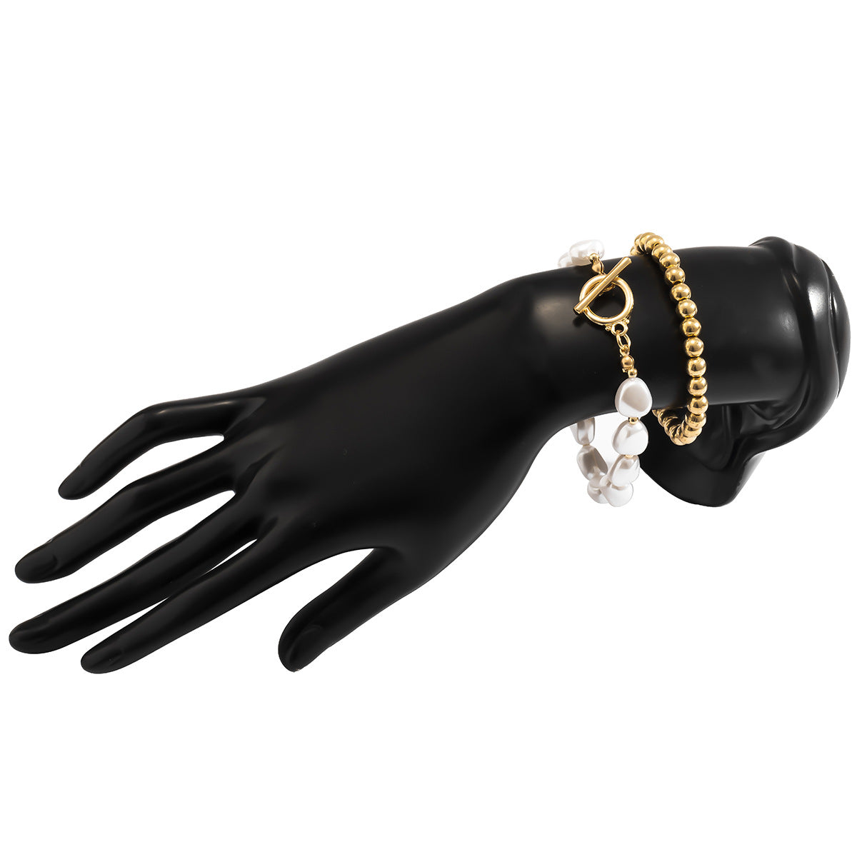 Temperament Corn Grain Imitation Pearl Set Bracelet