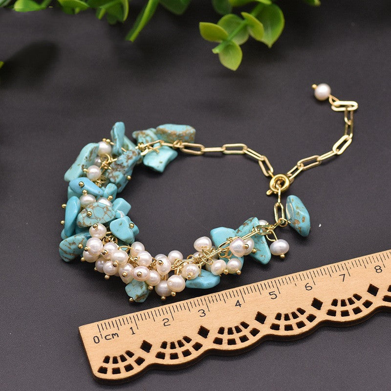 Natural Baroque Pearl Set Bracelet