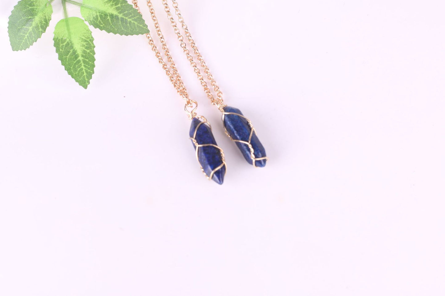 Hexagonal Crystal Agate Bullet Pendant Necklace