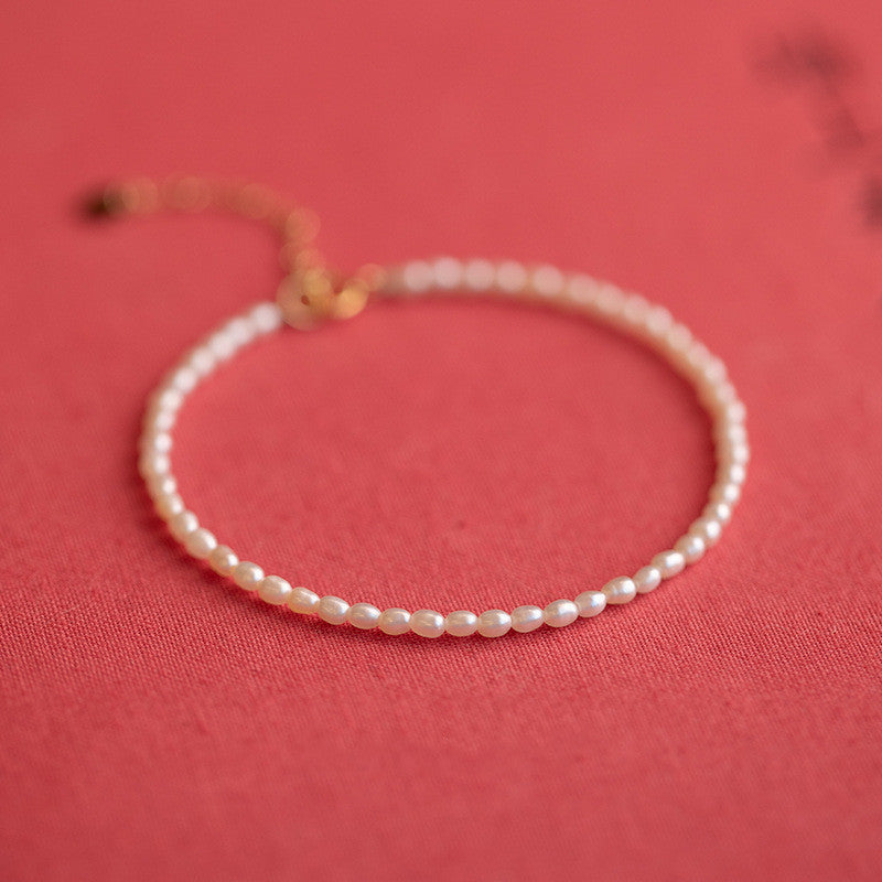 Natural Freshwater Small Pearl Bracelet