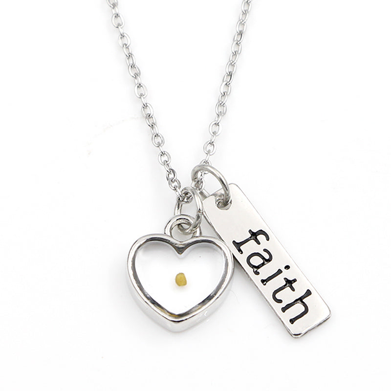 Faith As Small As A Mustard Seed Bangle Bracelets Necklace