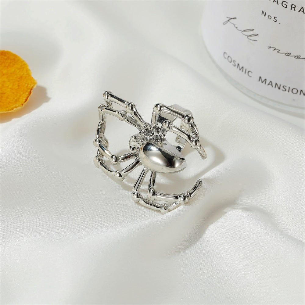 Simulation Spider Ring Props Ring Ghost Festival Spoof Tricky Toy Jewelry