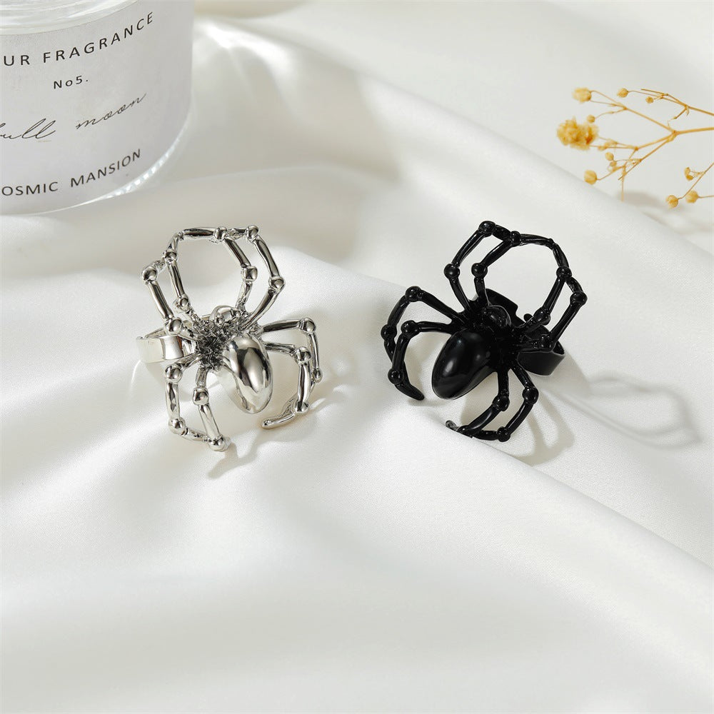 Simulation Spider Ring Props Ring Ghost Festival Spoof Tricky Toy Jewelry