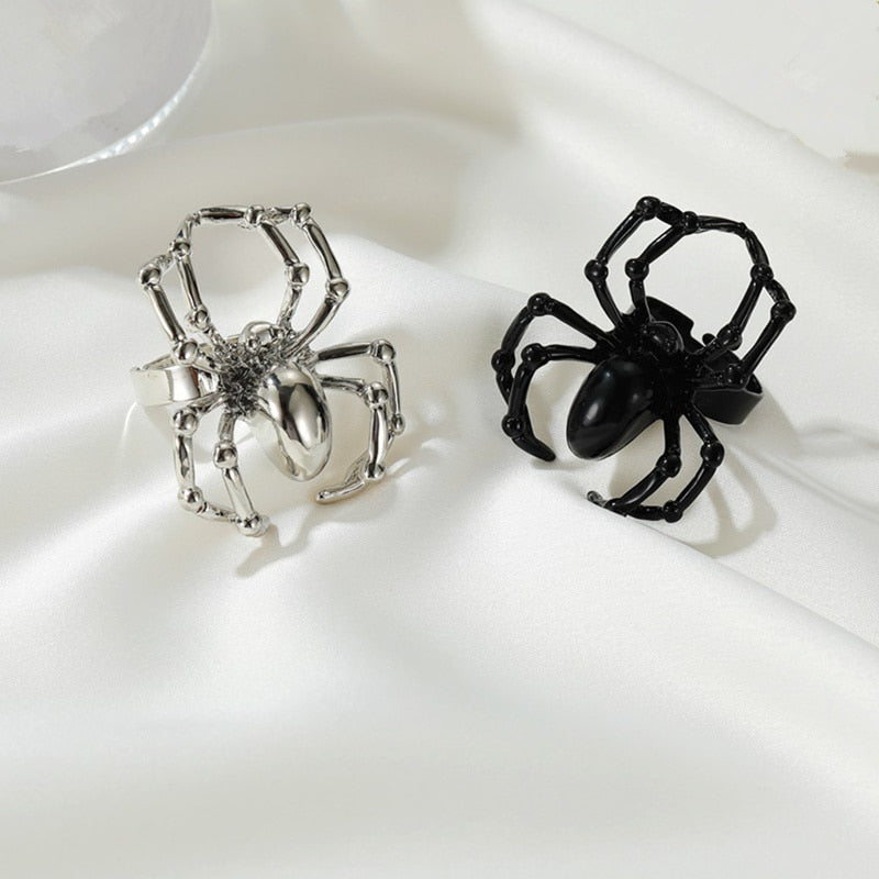 Simulation Spider Ring Props Ring Ghost Festival Spoof Tricky Toy Jewelry