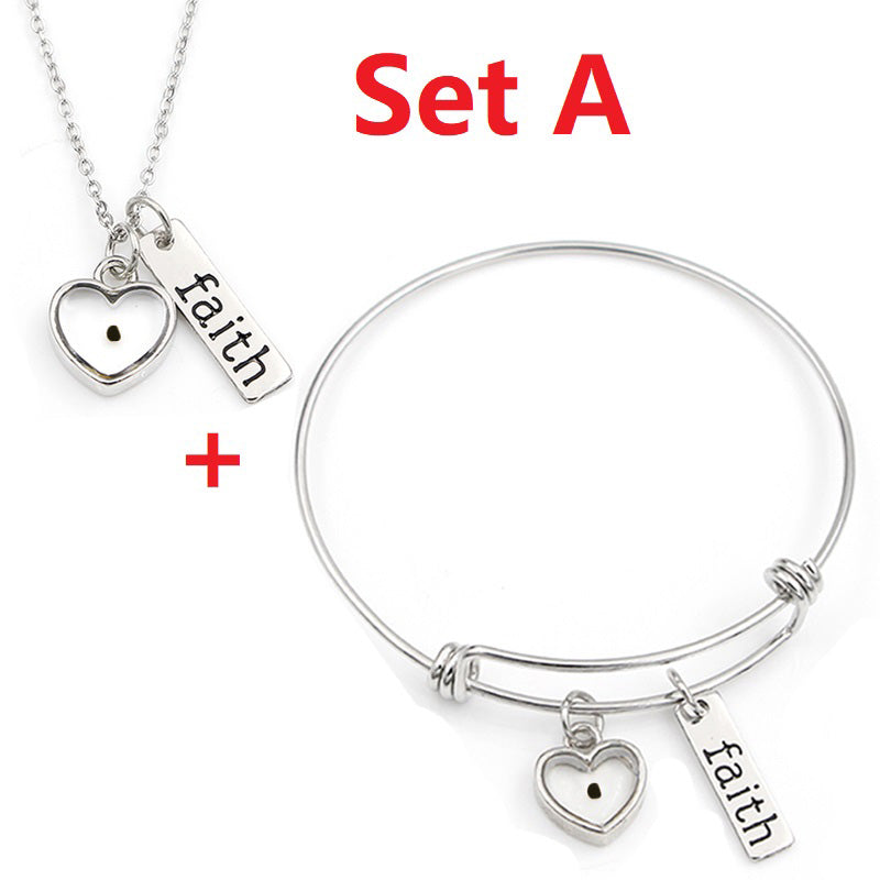 Faith As Small As A Mustard Seed Bangle Bracelets Necklace