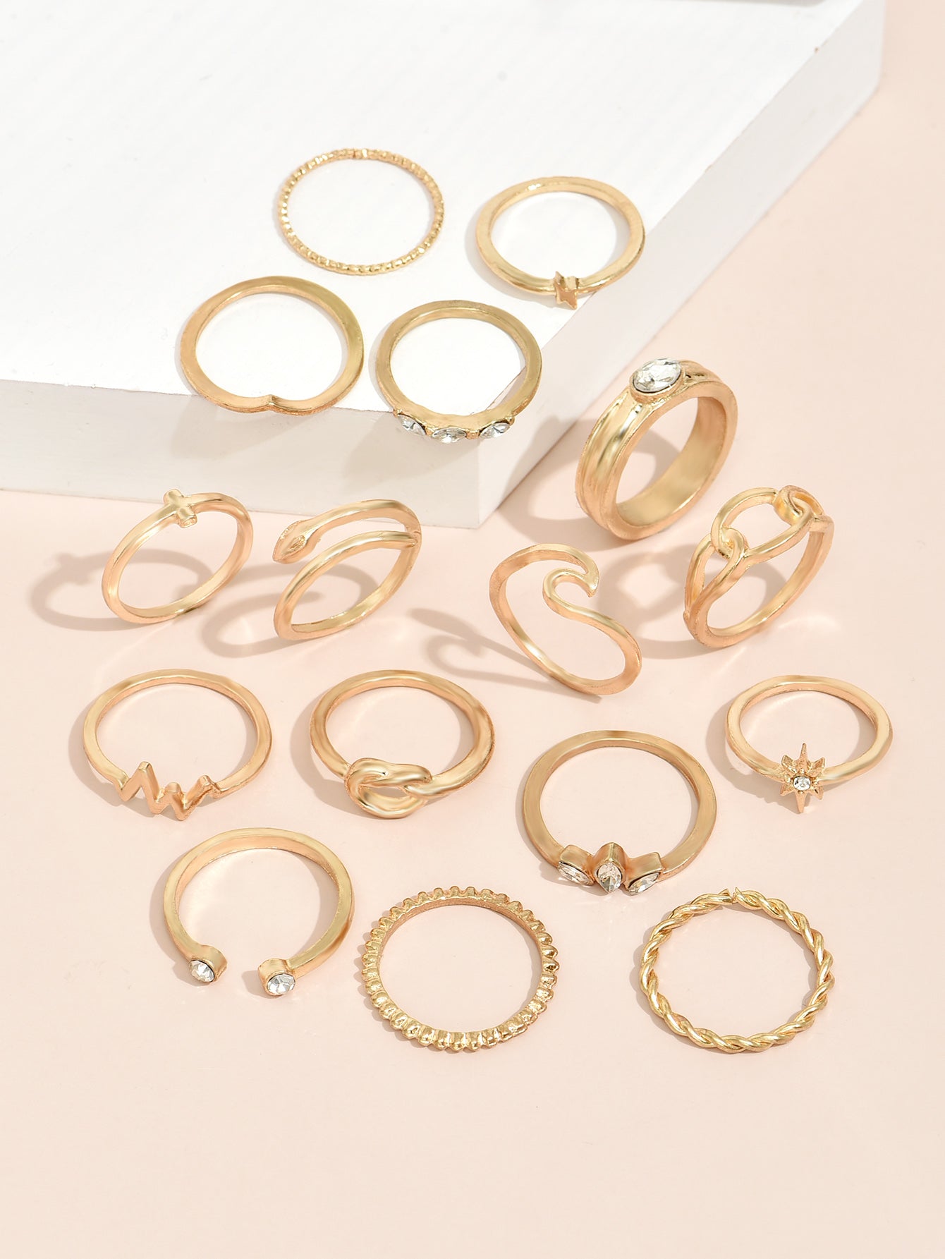 Metal Ring Set Women