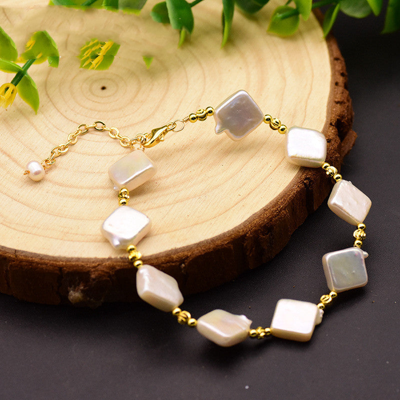 Natural Baroque Pearl Set Bracelet