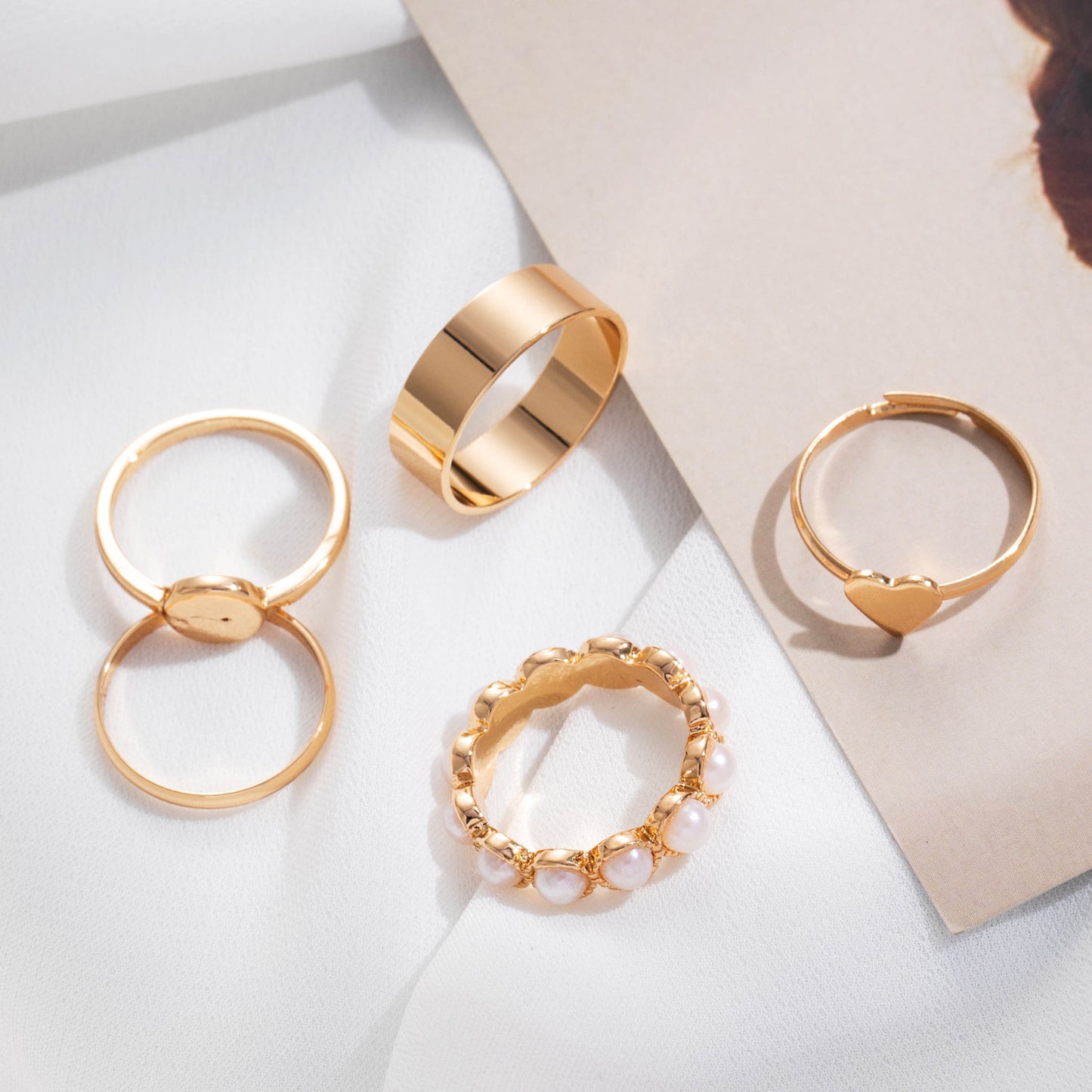 Creative Retro Butterfly 3-piece Set Joint Ring Set