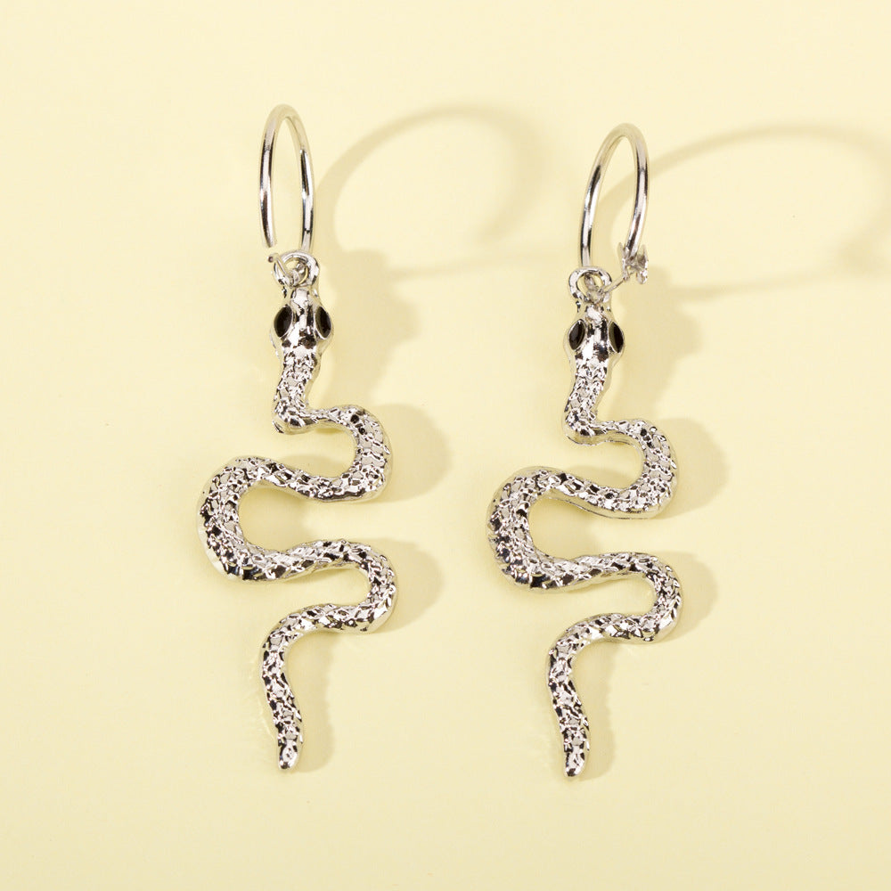 Women's Vintage Personality Snake Element Earrings
