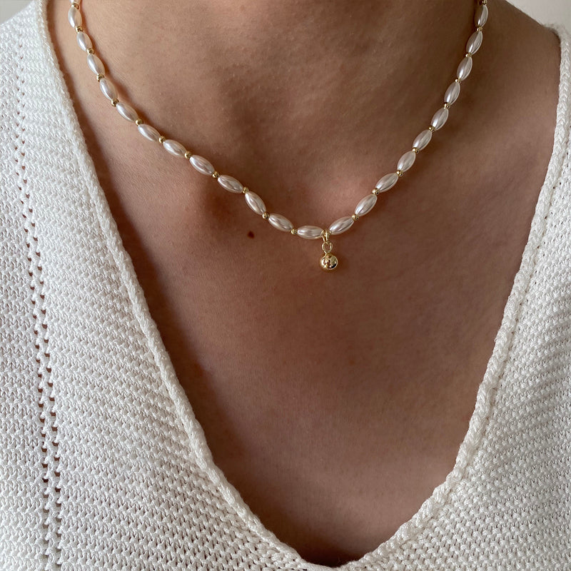 Temperament Fashion Vintage Pearl Necklace