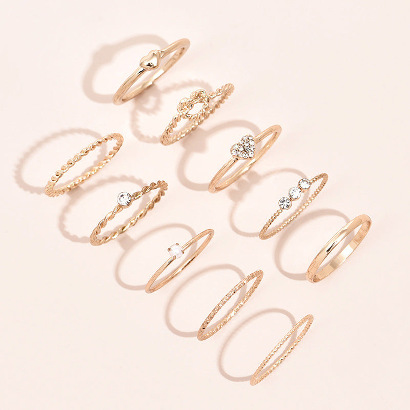 Twist Love New Sweet Ring Set