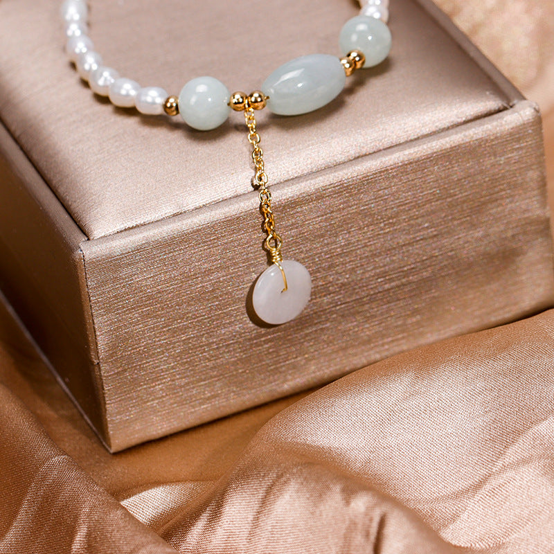 Special-shaped Pearl Jade Bracelet Women Fashion