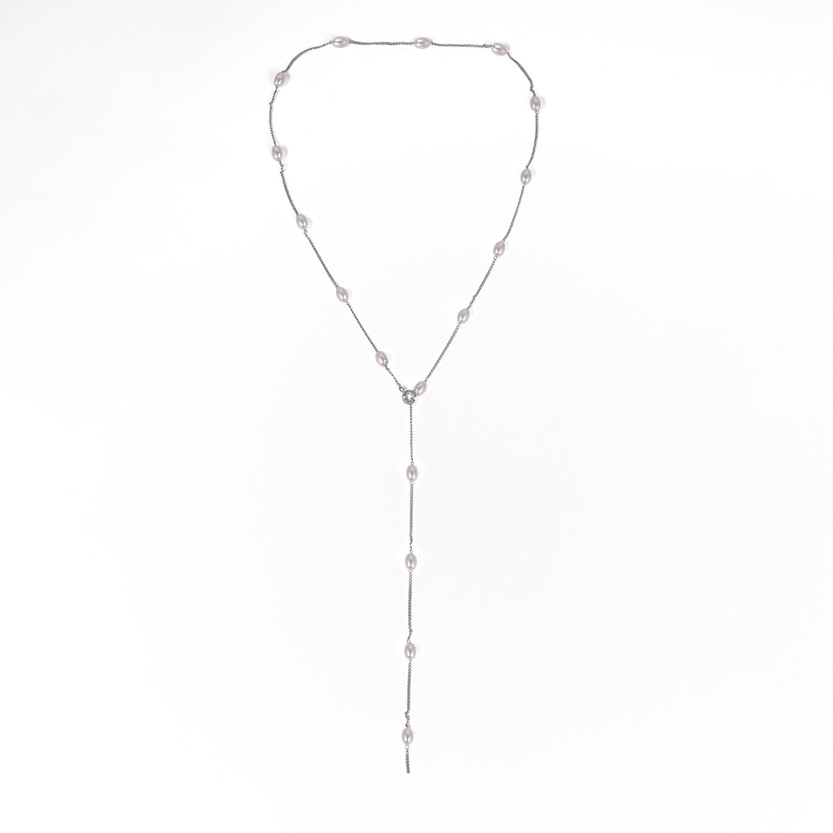 Tassel Pearl Chain Necklace