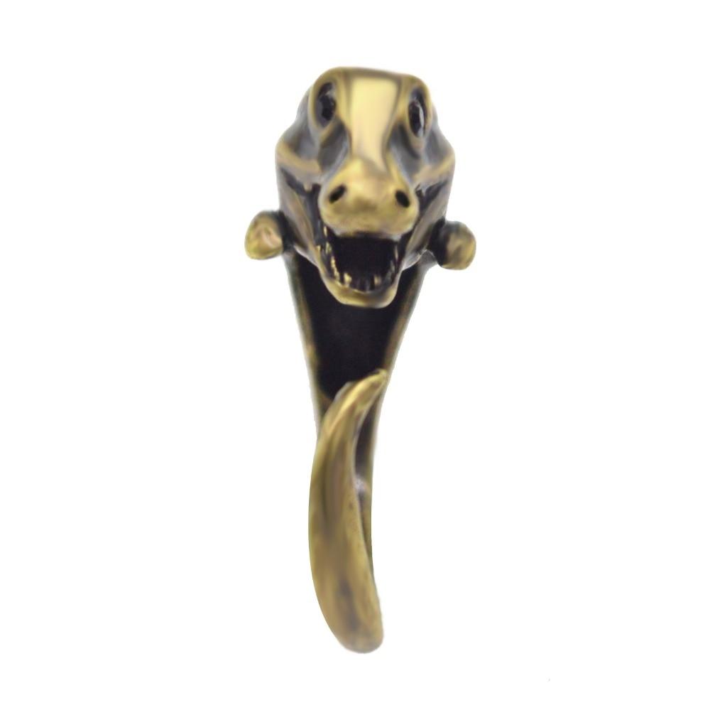 New adjustable dinosaur vintage ring animal ring