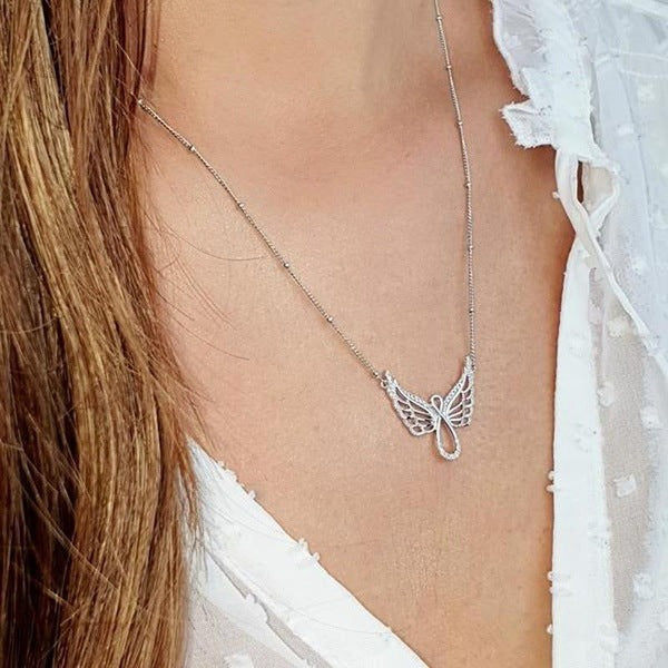 Angel Wing Diamond Angel Wing Lady Necklace