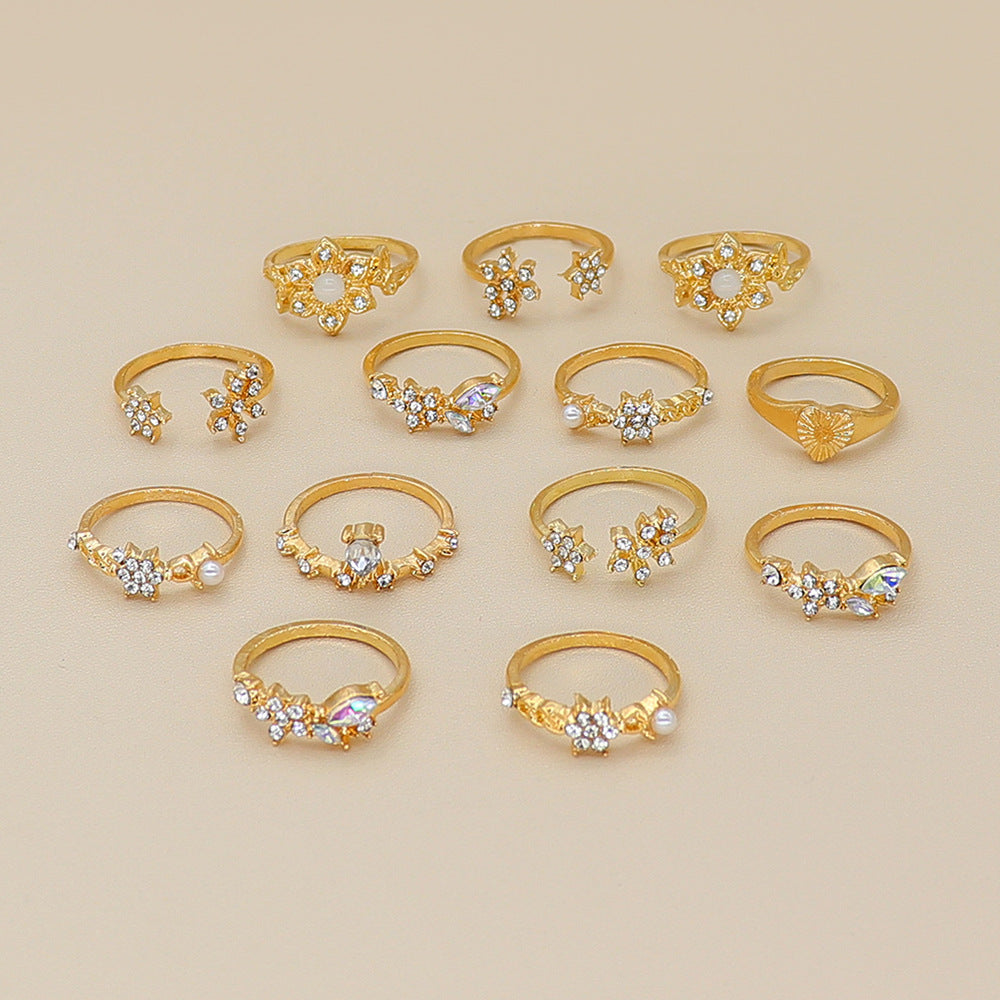 Love gold ring set