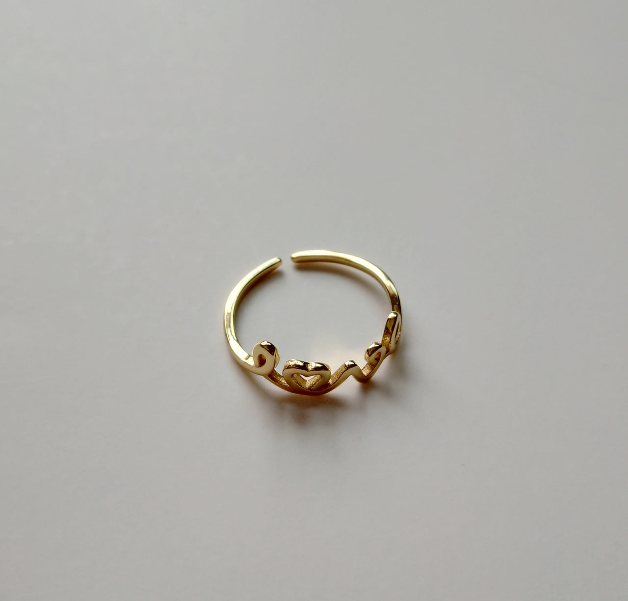 LOVE  simple fashion  ring