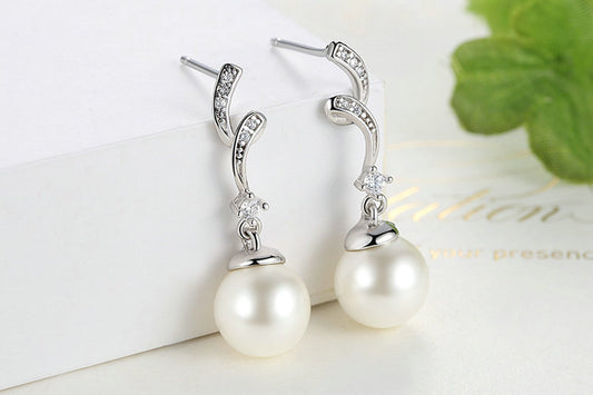 Pearl earrings