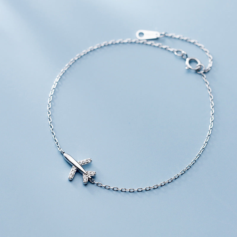 Creative Diamond Aircraft Bracelet