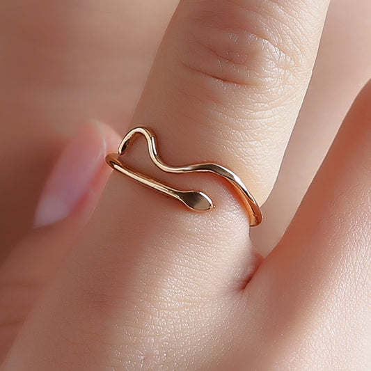 Simple snake ring