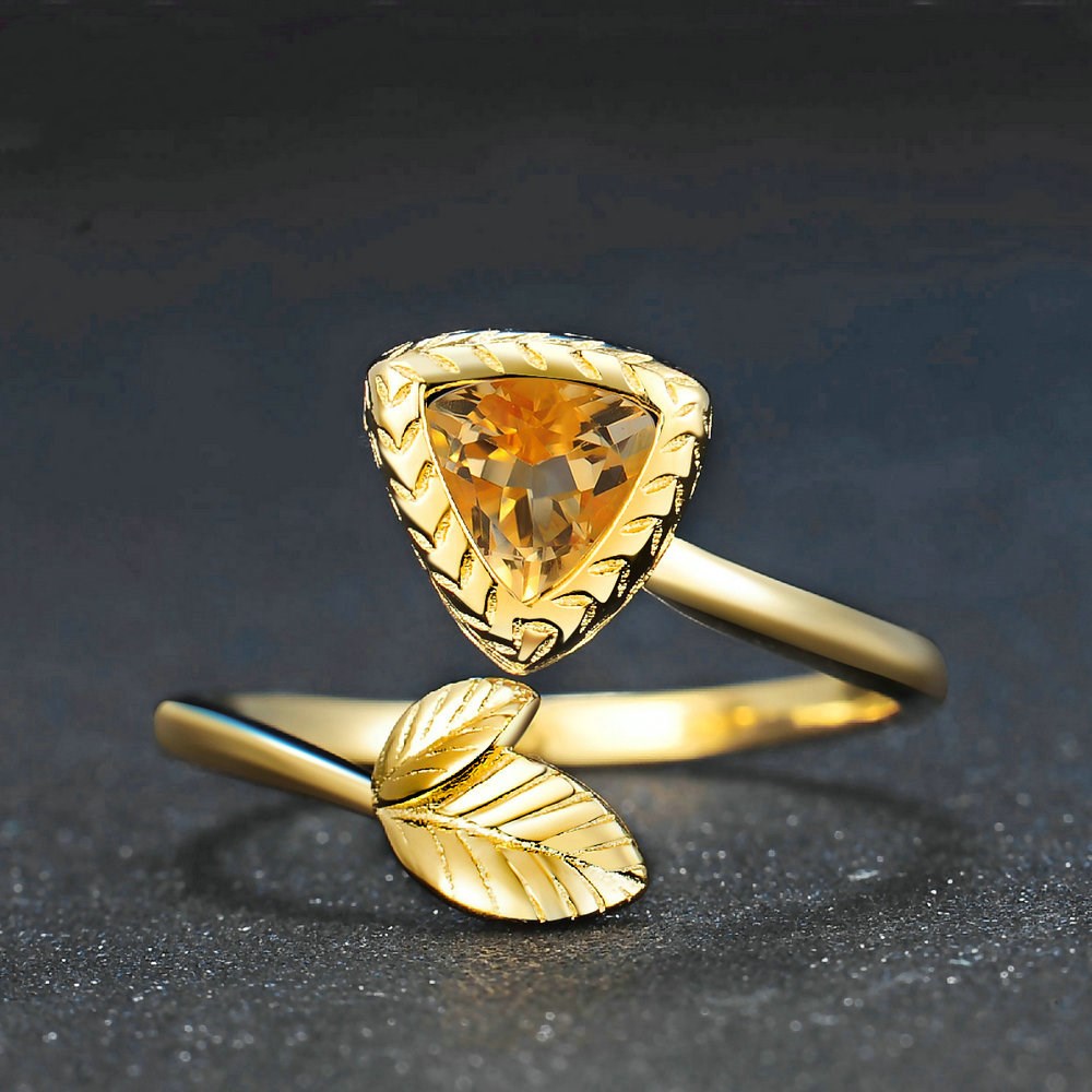 Natural Citrine Ring