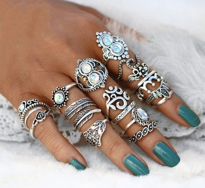 Popular 16 Piece Aobao ring set