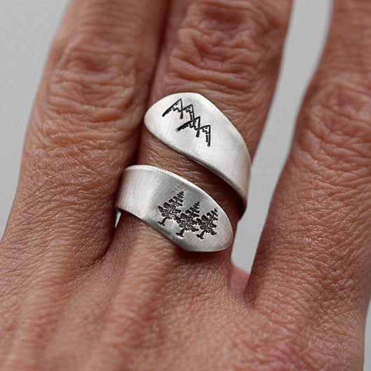 Mountain forest opening adjustable ring