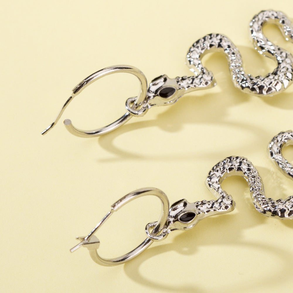 Women's Vintage Personality Snake Element Earrings