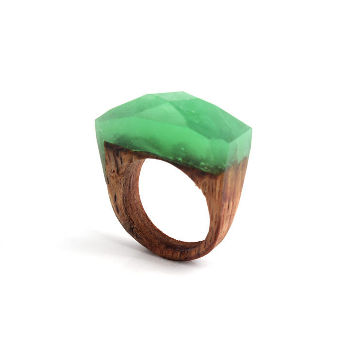 Wood ring characteristic ring resin ring