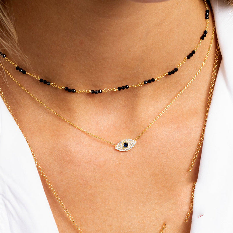 Creative Personality Cool Diamond Necklace Clavicle Chain