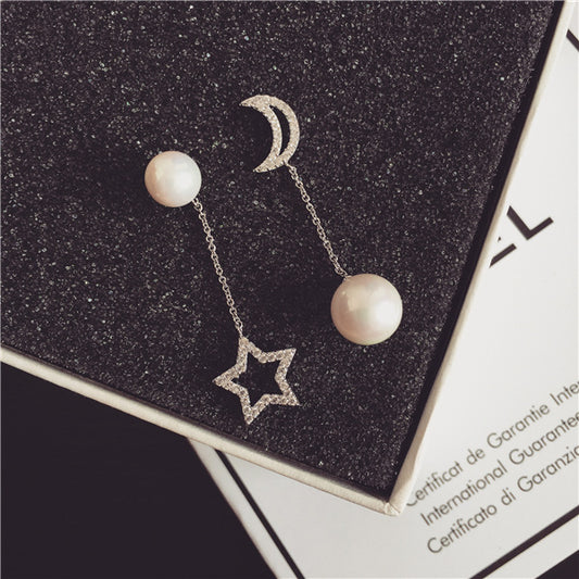Xingyue Asymmetric Pearl Earrings