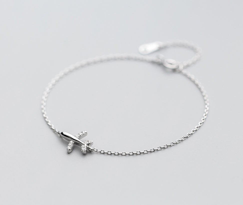 Creative Diamond Aircraft Bracelet