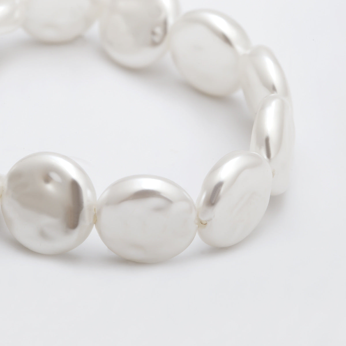 Temperament pearl shell rough set bracelet