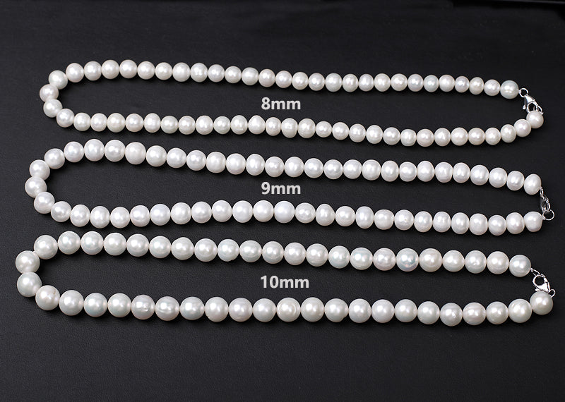 Natural pearl necklace