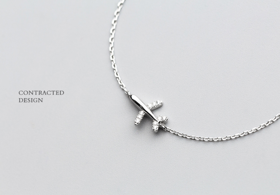 Creative Diamond Aircraft Bracelet