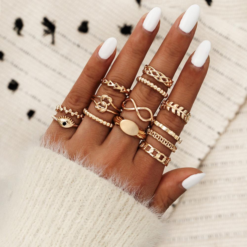 Sunflower set ring