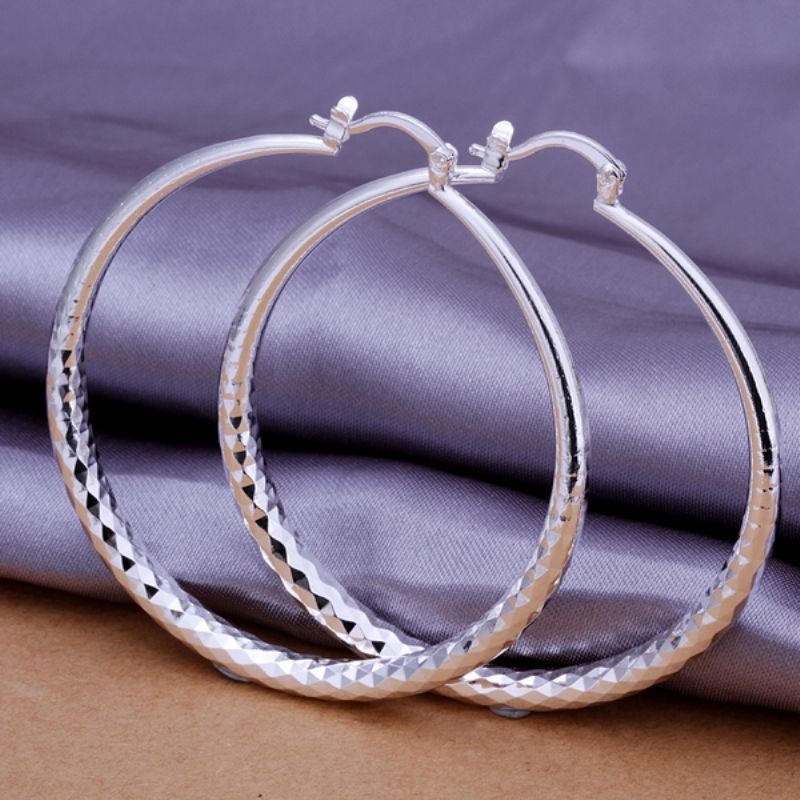 Fashion big hoop earrings