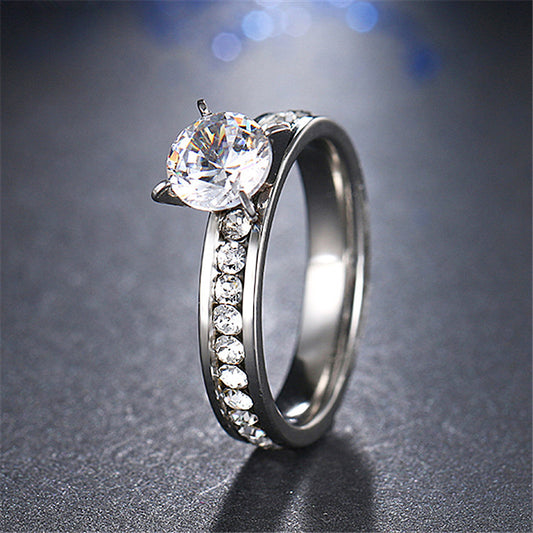 Fashion design full diamond ring