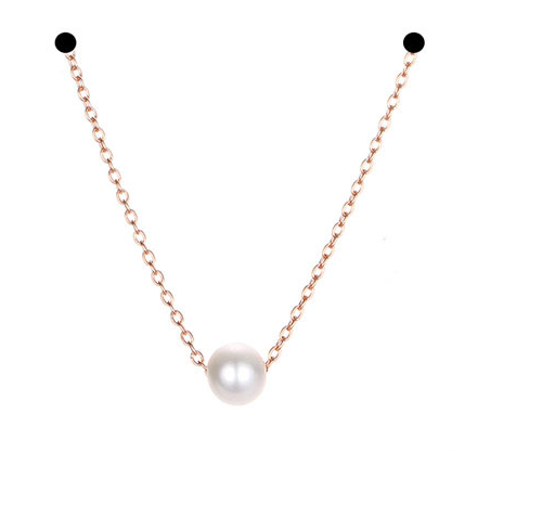 Fashion simple pearl necklace