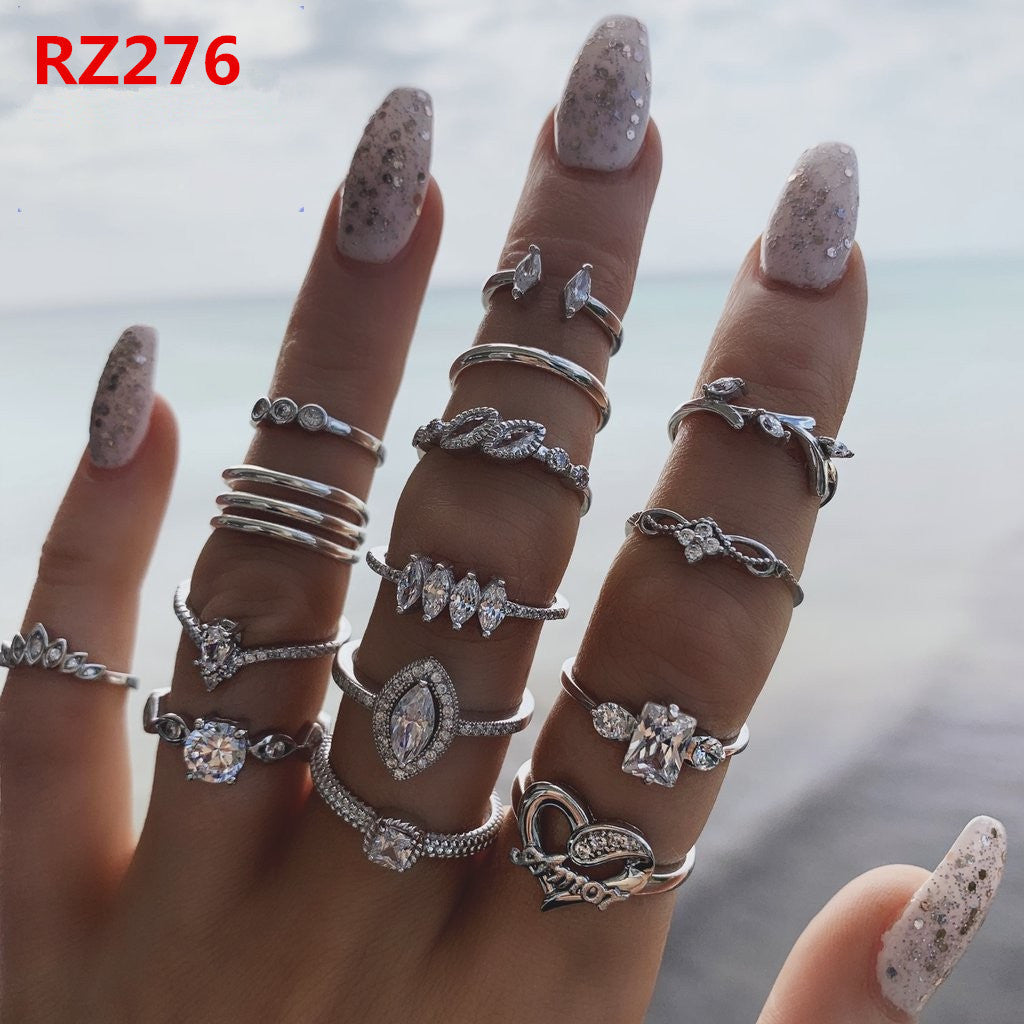 Bohemian Ring Set Couple Ring